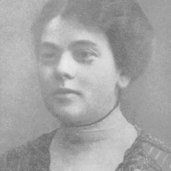 Ida Zimmerman (Zamenhof de nacimiento), hermana de Ludoviko, alrededor de 1905